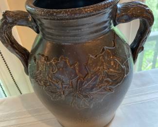 Rowe Pottery Works Albany Slip Vase 9” 