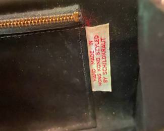 Hand made in Hong Kong label