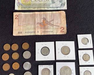 Vintage Canadian money