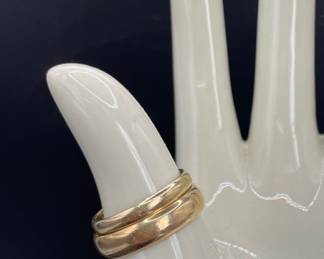 2 14K Gold Bands