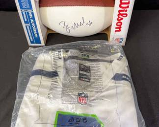 Seahawks jersey & Autographed football