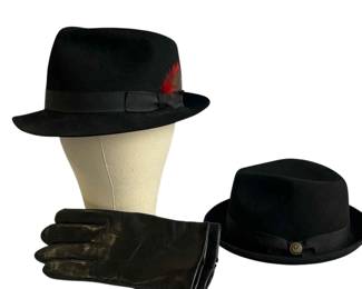 Men’s hats & Leather gloves