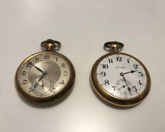 Illinois and Hamilton Pocket Watches - Both Working