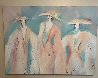 This is one of the hanging artwork pieces you can find in the sale.