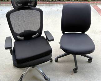 Sometimes you need an office chair. Here are two fine examples.