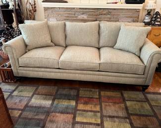 This sofa is from the Martha Stewart Collection. Notice also the area rug right in front of the sofa.