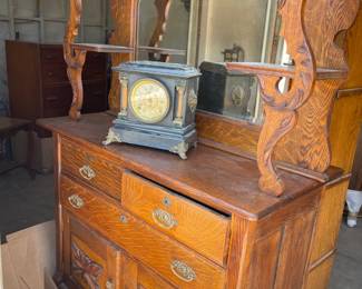 China Hutch $175.00 or best offer (clock is not available)