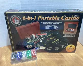 Portable casino & poker chips