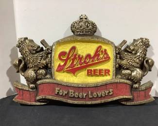 Stroh's Beer Sign