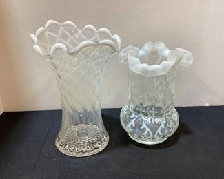 Opalescent vases