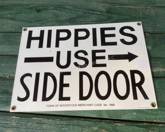 Porcelain Hippies sign