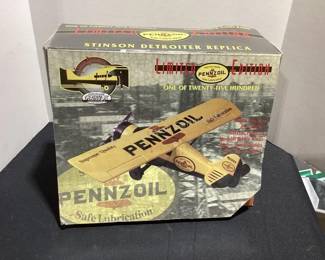 Pennzoil airplane bank