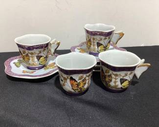 Butterfly teacups