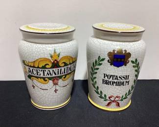 Apothecary jars
