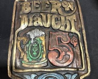 Beer Draught Plaque