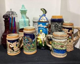 Beer steins & decanters