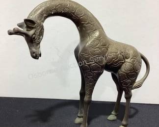 Brass giraffe