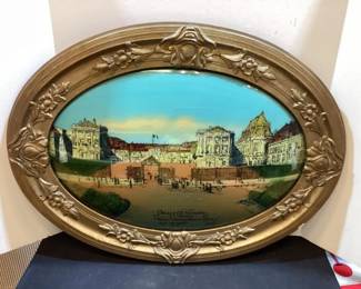 "Palace of Versailles" painted glass picture