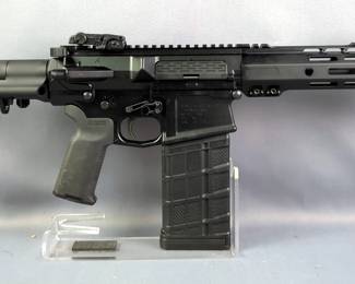Aero Precision M5 7.62x51 Pistol SN# US137912, Front And Rear Flip Sights