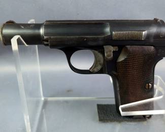 Astra 300 7.65mm Pistol SN# 598064, 2 Total Mags, In Leather Holster