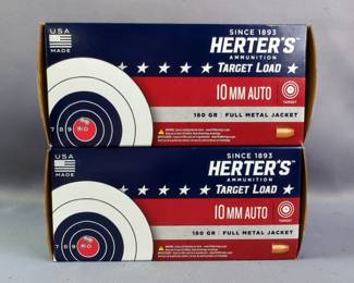 Herter's 10 mm Auto Ammo, Approx 200 Rds