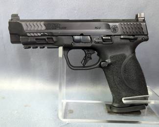 Smith & Wesson M&P10mm M2.0 10mm Auto Pistol SN# NMH2174, 2 Total Mags, Extra Grips, Paperwork, In Box