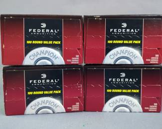 Federal 9mm Luger Ammo, Approx 400 Rds