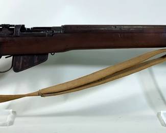 England Lee Enfield Mk II .303 British Bolt Action Rifle SN# V7934, Dated 1943, With Bayonet, Canvas Sling, Canvas Receiver Cover