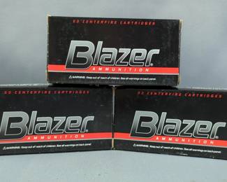 Blazer 9mm Luger Ammo, Approx 150 Rds