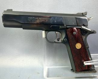 Colt Gold Cup National Match MK IV/Series 70 .45 Auto Pistol SN# 70N87982, Never Fired, Paperwork, In Box