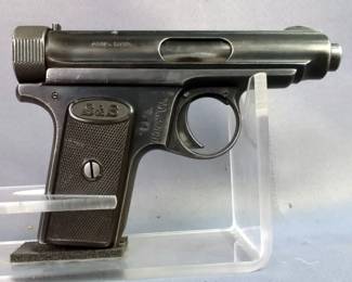 J.P. Shuer & Sohn 1913 7.65mm Pistol SN# 15391, 2 Total Mags