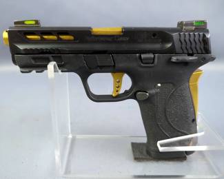 Smith & Wesson Performance Center M&P380 Shield Easy M2.0 .380 Auto Pistol SN# RFX7317, Fiber Optic Front And Rear Sights