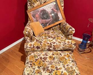 Chair w/Footstool