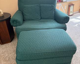 Chair w/ Footstool