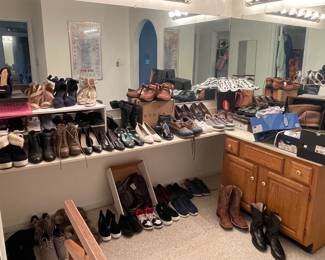 Shoes. Lots of them are new!
