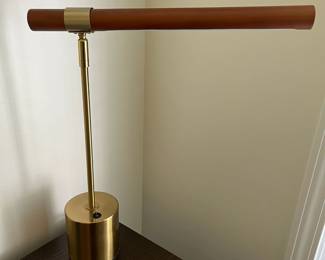 C29 - $60. West Elm Table Lamp. In perfect working order. Measures 18" Wide x 16" Tall.
