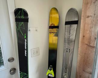 C44 - $50 Each Pair. K2 Ski, Nordica Ski, Line/Salomon Ski. These are in good condition.