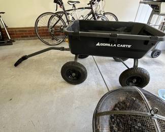 C40 - $80. Gorilla Cart Model GCG-7. Poly Yard Dump Cart. In very good shape.