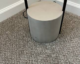 C28 - $130. West Elm Floor Lamp with Concrete base. Measures 66" Tall x 18" Base. In great shape. (Retails for $300.)