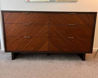 C32 - $350. West Elm Dresser in very good condition. Measures 60" wide x 18" Deep x 33.75" Tall. All drawers slide. Light surface wear.