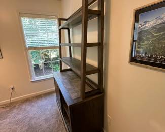 C16 - $175. Ashley Furniture Hutch in excellent shape. (We have the matching desk) Measures 50" Wide x 19" Deep x 75" tall. This retails for $350.