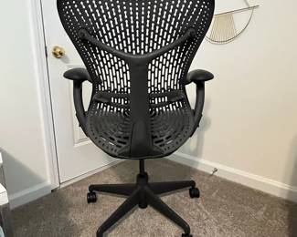 C22 - $275. Herman Miller Mirra 2 Adjustable Desk Chair. Measures 28" Across