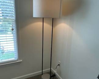 C28 - $130. West Elm Floor Lamp with Concrete base. Measures 66" Tall x 18" Base. In great shape. (Retails for $300.)