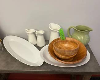 Miscellaneous Pitchers and Serving Plates