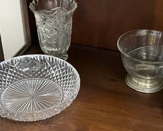 Cut Glass serve ware
