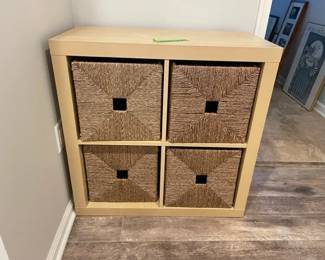 Ikea Storage with Baskets