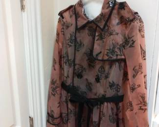 Red Valentino rain coat