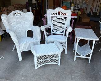 Wicker furniture 