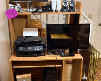 Computer monitor and printer