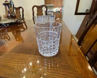 D16 - $25. Set of 7 crystal rocks glasses.